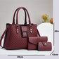 Brown 3 in 1  Girls Handbag 0082