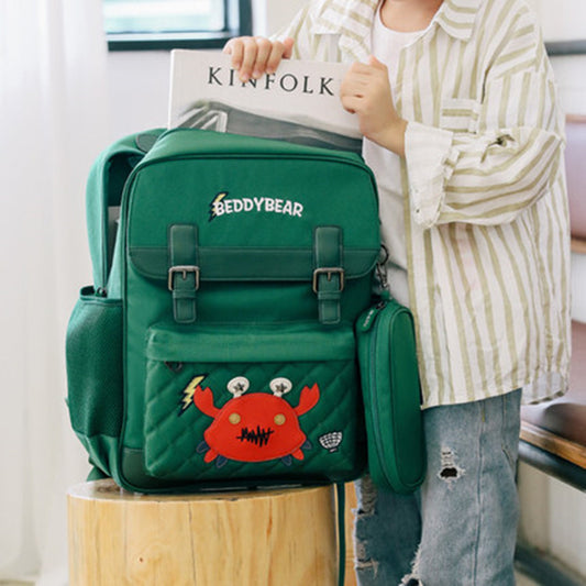 Premium Green Kids Bag Lightweight School and Shoulder Bag 4091
