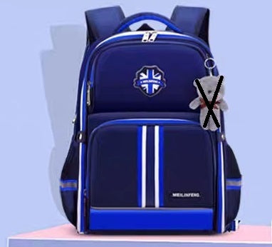 Enhance your child's school days with our stylish blue student school bag (Model 4169), specially designed for kids. Elevate their style and organization while ensuring comfort. Get ready to make a statement with this must-have school accessory.