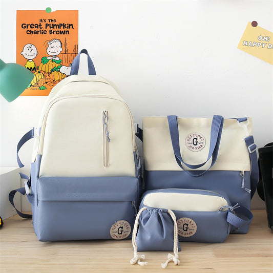 Blue girls Backpack For college girls 4203