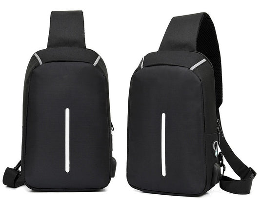 Black Messenger Bags Sports Bag Gym Bag 4184