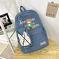 Blue  Girls college backpack 4205