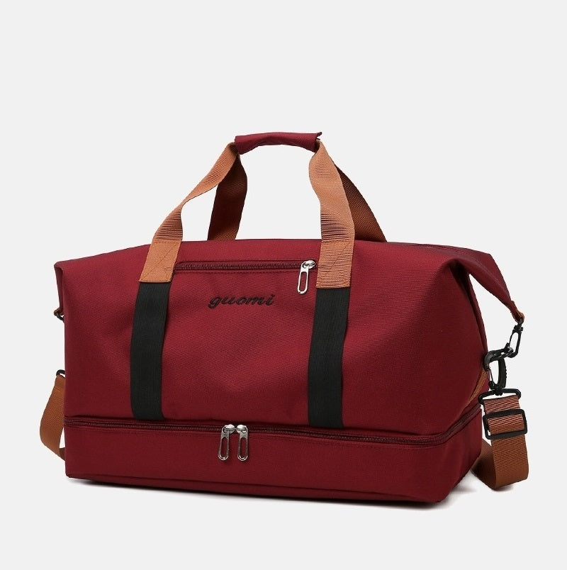 Red Travel Duffel Bag for Men & Women 4130