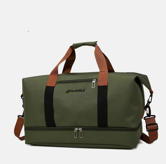 Green Travel Duffel Bag for Men & Women 4130