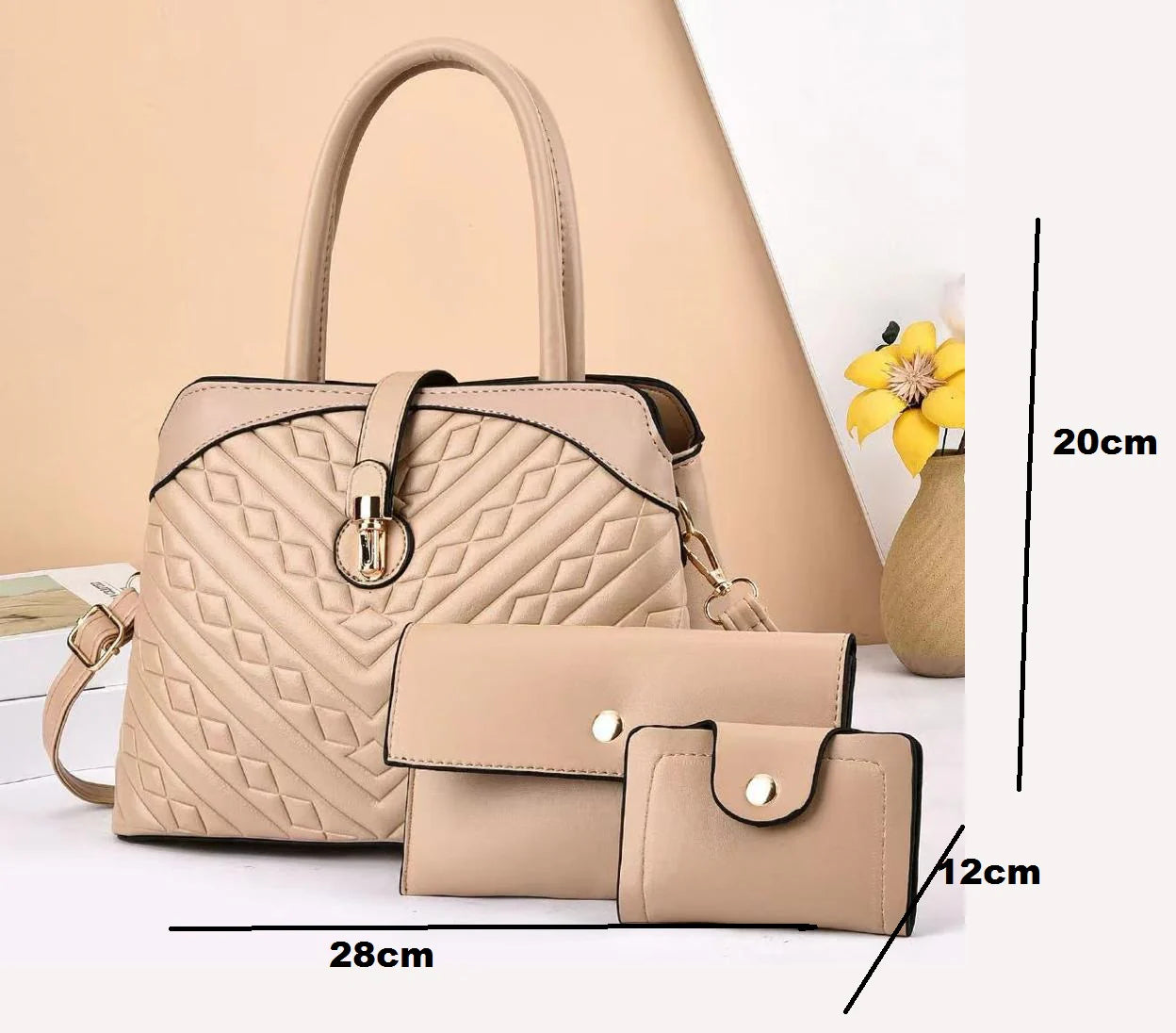 3pcs Set Trendy Women Handbag 207-7