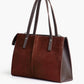 Brown Velvet Ladies Tote Bag 561