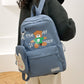Blue  Girls college backpack 4205