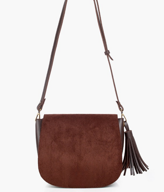 Brown valvet  Handbags For Girls 607