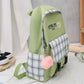 Green  Girls Backpack 4 in 1 School Backpack for Girls 4236