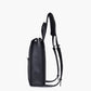 Black Valvet &  Leather Backpacks For women-Chic Zipper Closure Backpack 557-2