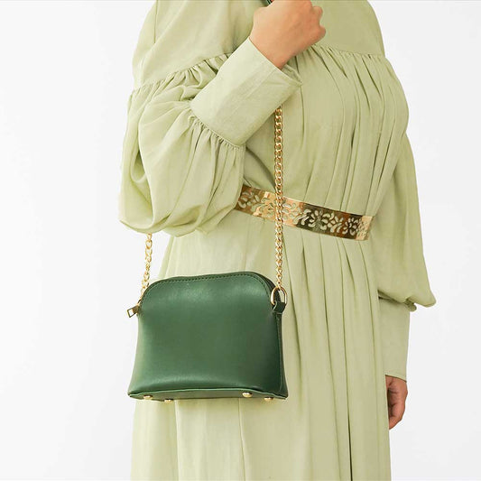 Green Womens Top Handel Bag 608