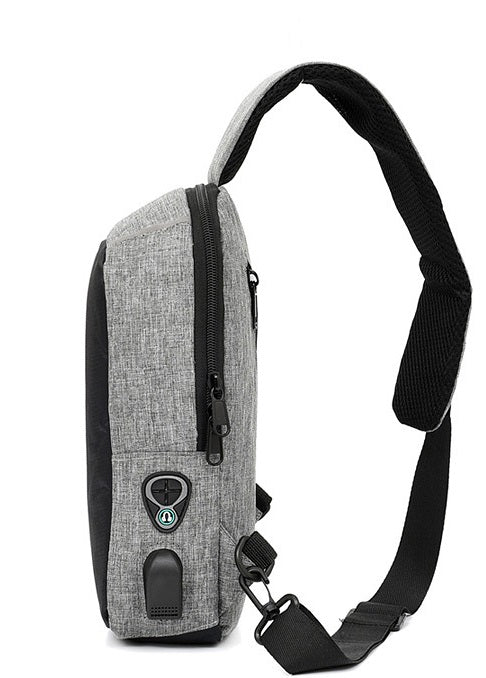 Grey Messenger Bags Sports Bag Gym Bag 4184