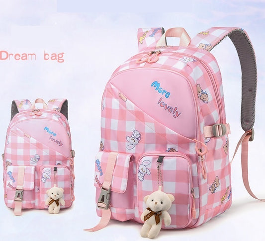 Stylish Pink School Bag for Boys & Girls 4132