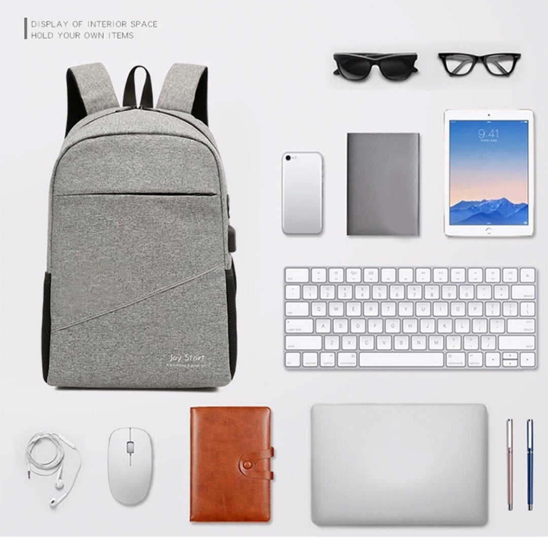 Blue Laptop Backpack For Men & Women Without USB Port 2003-1