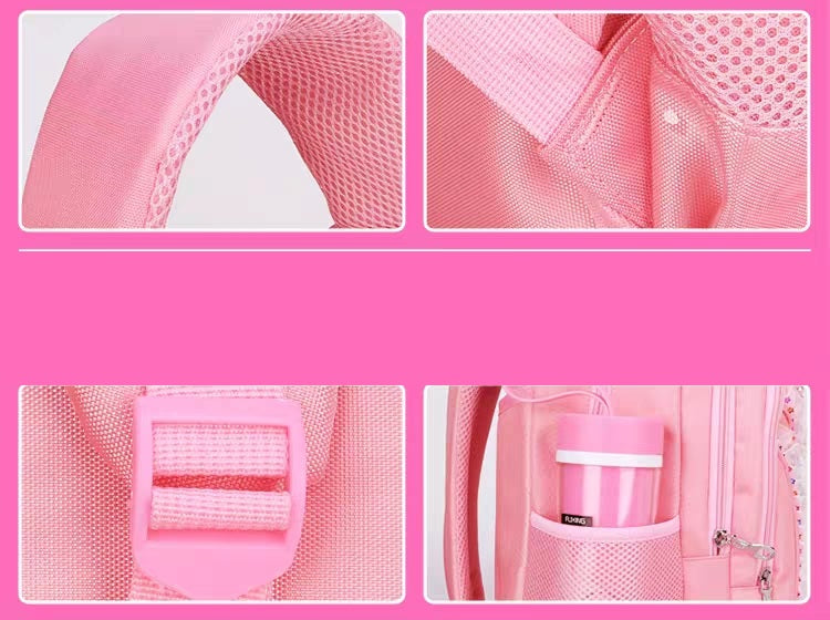 Pink School Bag For Kids 4136