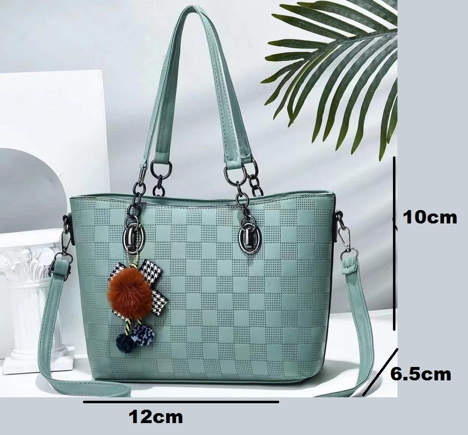 Pink Leather Handbag for ladies 993-5