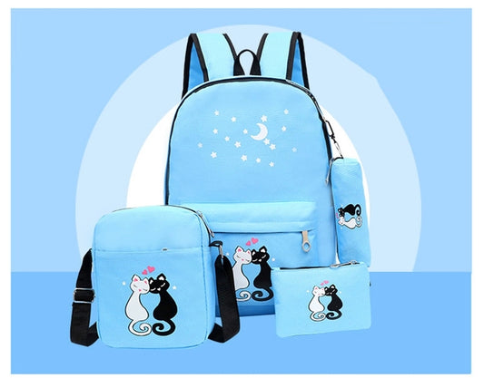 Sky Blue  School Bag for Girls College Bag & University Bag For boys 4245