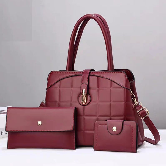 Maroon Chic Carryalls: Trendy Handbags for Girls 207-7