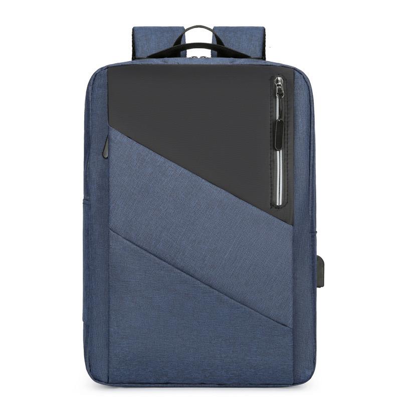 Blue  Men & Women bookbag USB Charger 4213