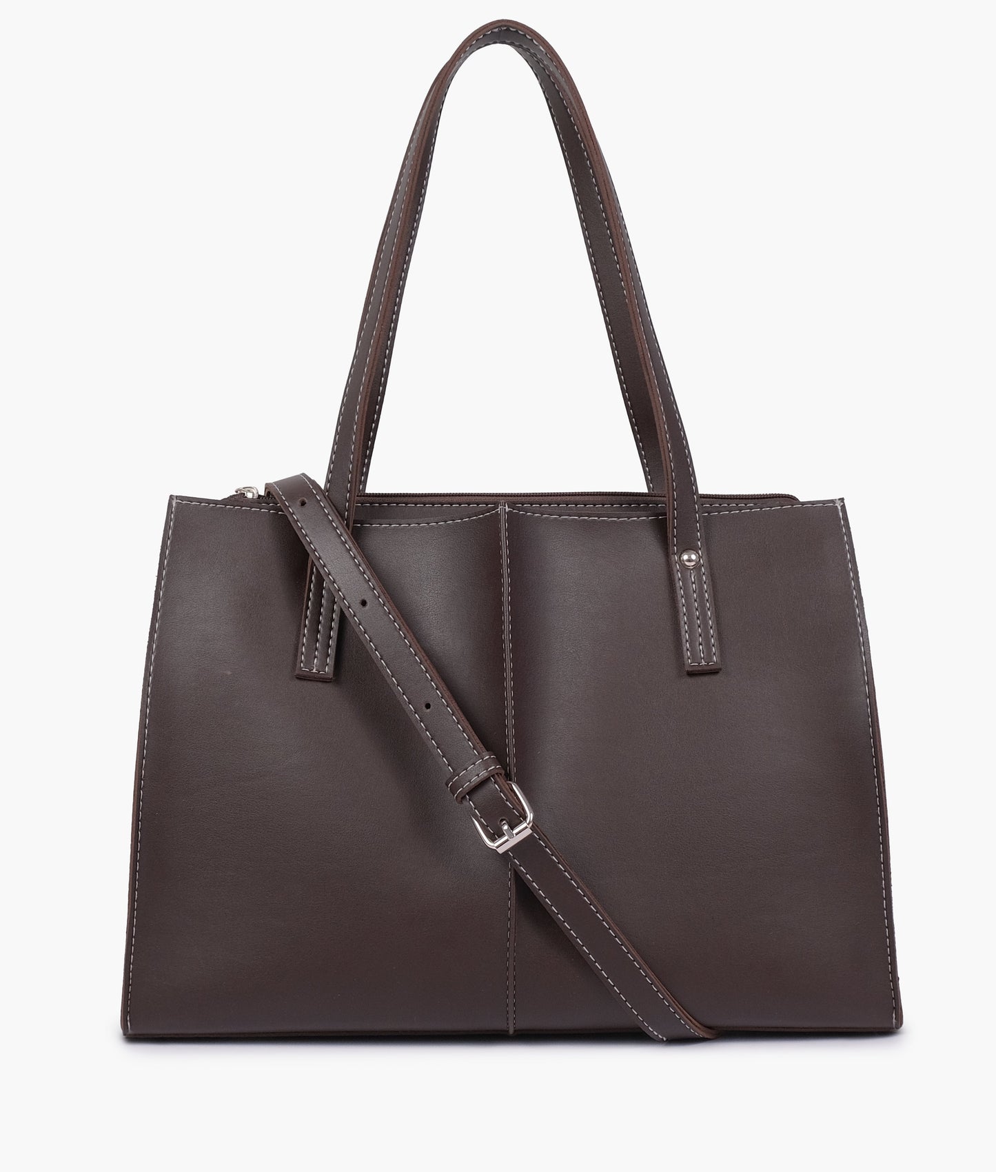 Dark Brown Ladies Tote Bag 561