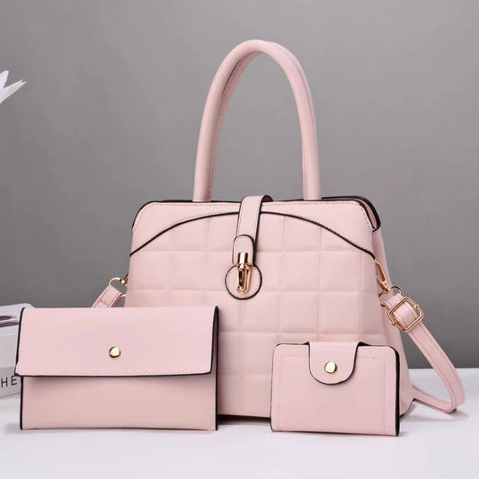 Pink Chic Carryalls: Trendy Handbags for Girls 207-7