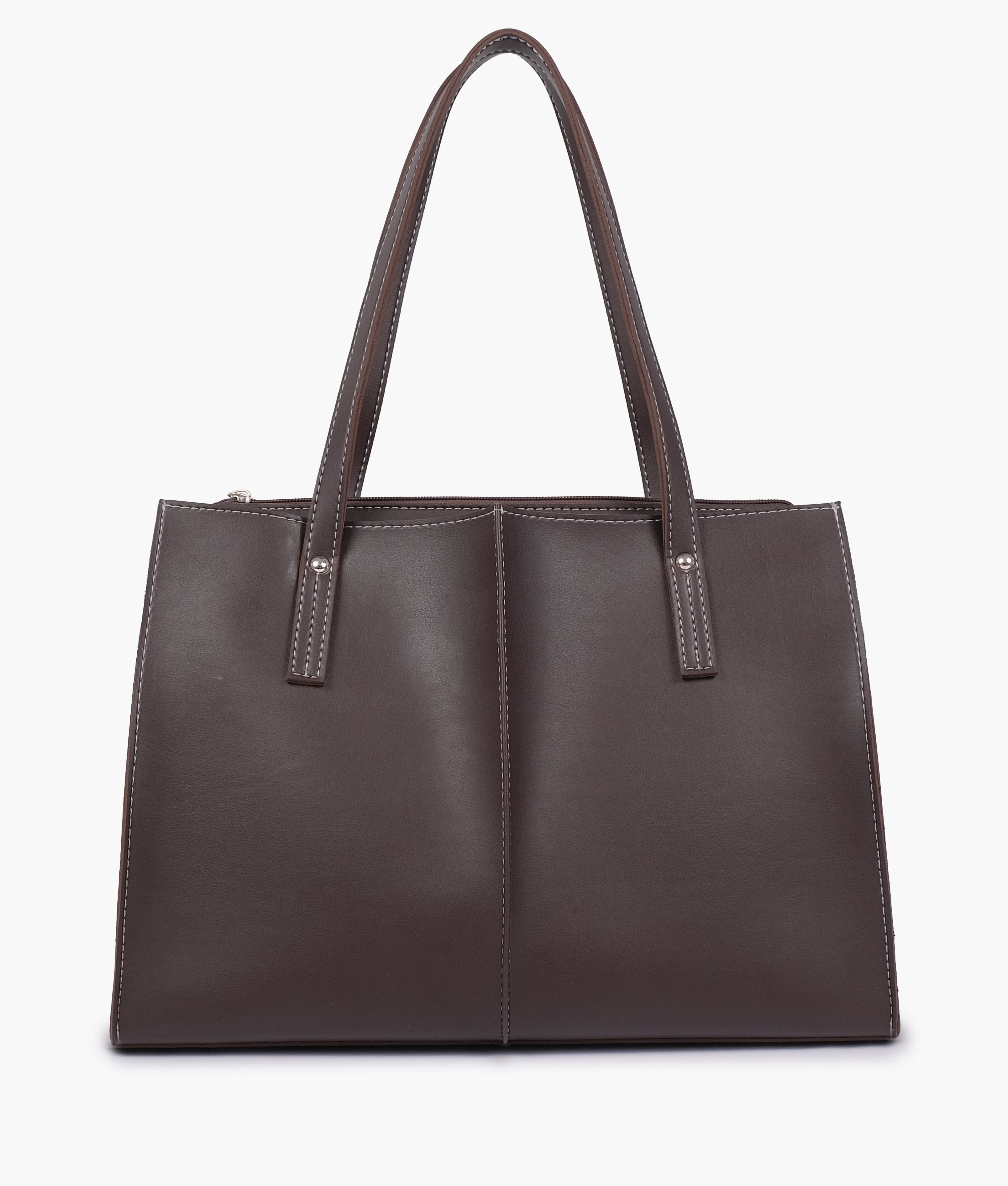 Dark Brown Ladies Tote Bag 561