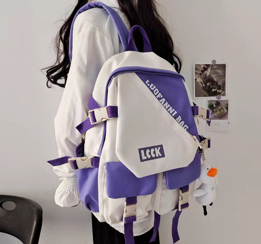 White Backpack 4239