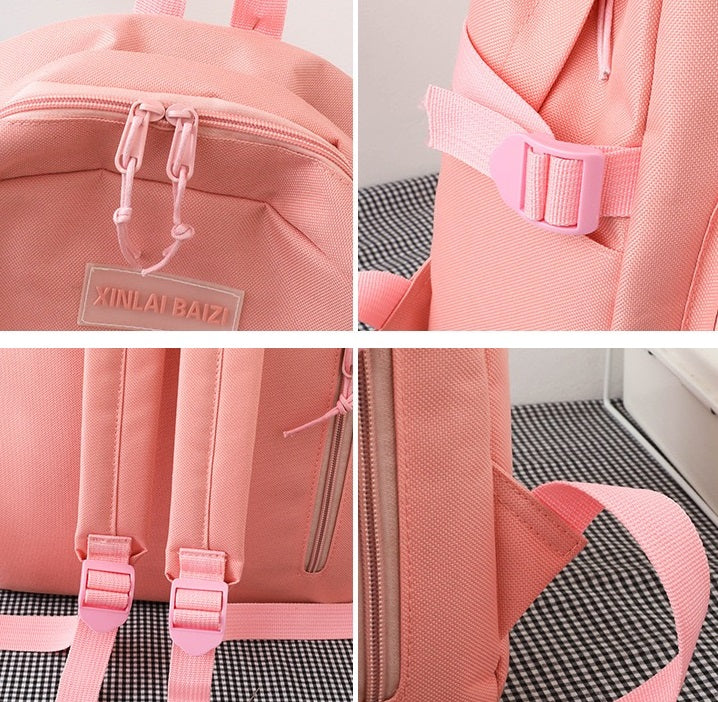 5 Pcs Set Backpack for Girls 2025