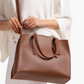 Brown Handbag  For Girls with Model picture