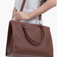Brown Handbag For Girls with girl