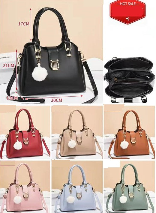 Black Handbag For Girls 8091