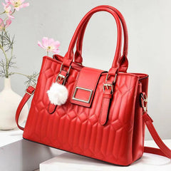 Red Ladies Handbags 8820-1