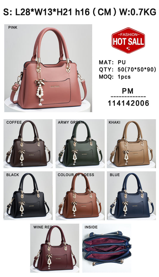 Maroon Handbag For Women 855-1