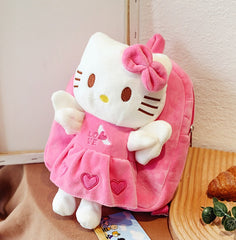 pink Adorable Hello Kitty Backpack for Children 4093