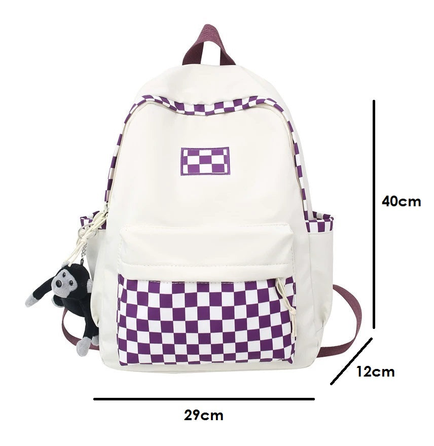 Purple College School backpack sale For Girls 4126