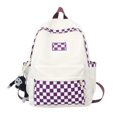 Purple College School backpack sale For Girls 4126