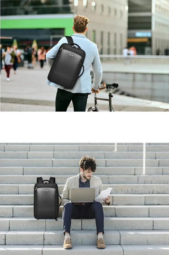 Laptop Backpack & One Side Bag Double Option For Women's & Men's 4195