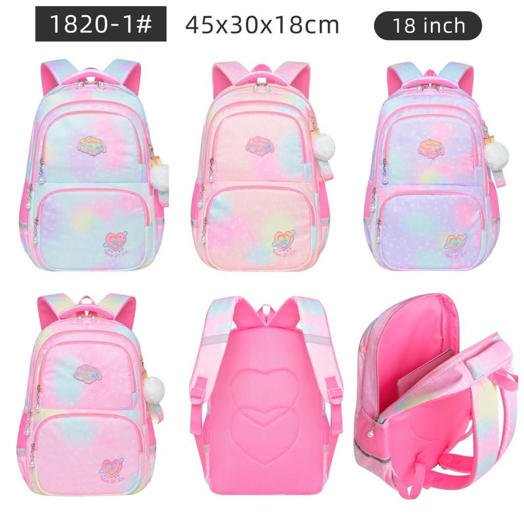 Purple School backpack For Children 4225