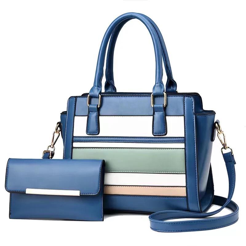 2 in 1 Blue Girls Handbag 8853-8