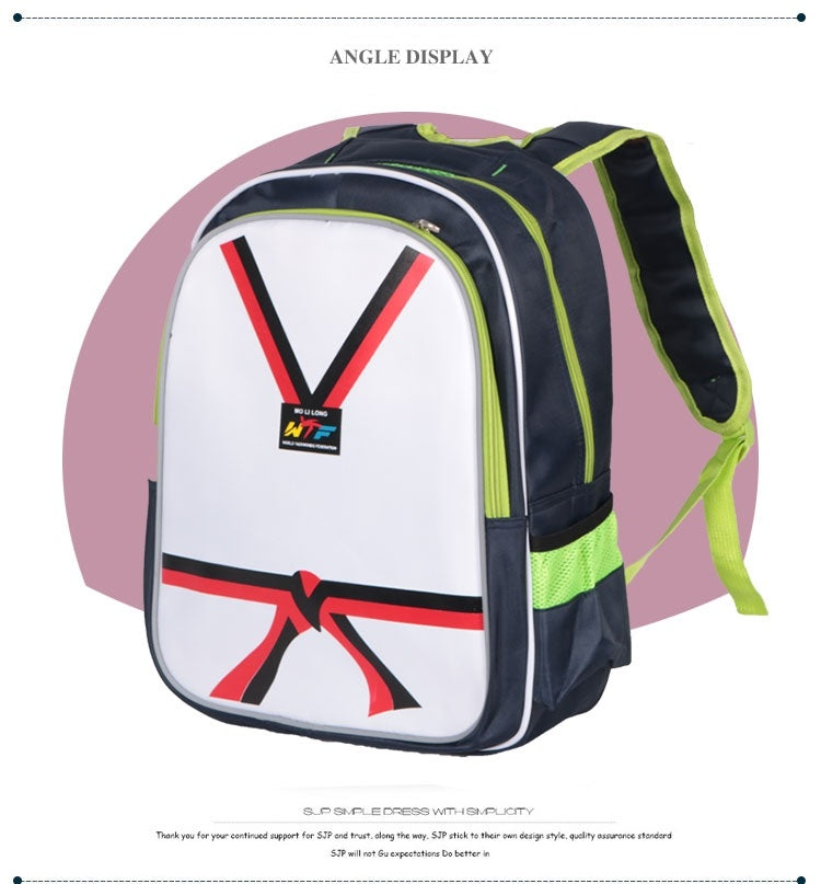 Lightweight White School Shoulder Bag for Kids - Model 4098