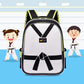 Lightweight White School Shoulder Bag for Kids - Model 4098