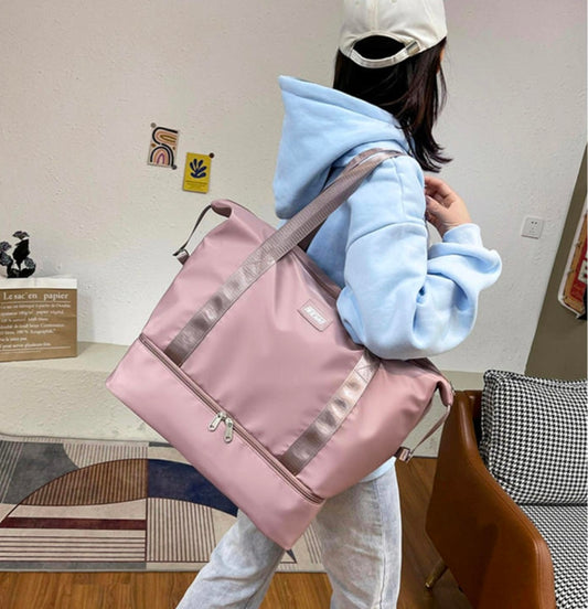 Pink Travel Duffel Bag for Men & Women 4039