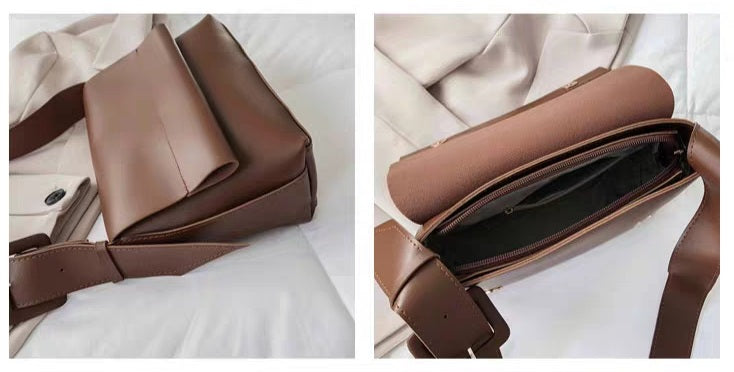 Black Ladies Soft Leather Bag 603