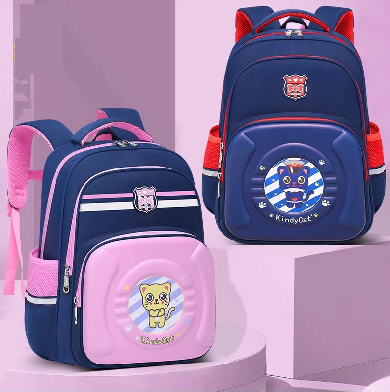 Pink Primary School Trolly Backpack For Kids 4131